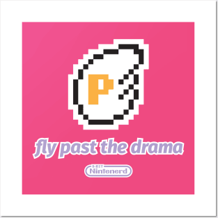 Fly past the drama Posters and Art